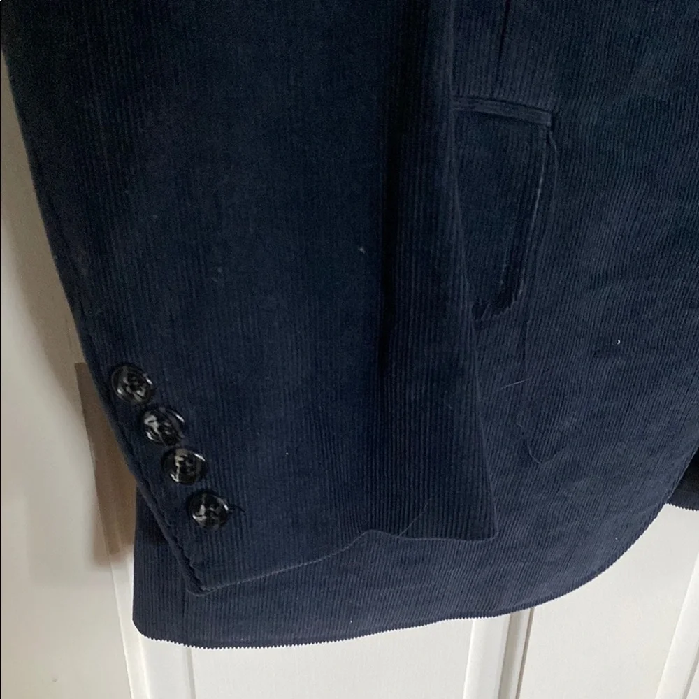 Elegant Corduroy Blazer with Satin Lining